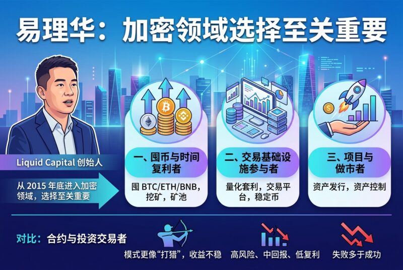 易理华:加密领域选择至关重要-指挥使社区 - 真实线索、热点议题与深度观察
