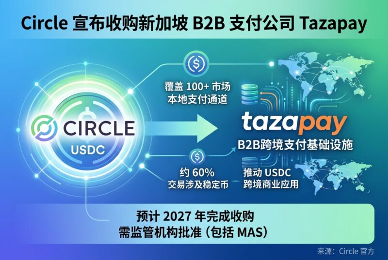 Circle 宣布收购新加坡支付基础设施公司 Tazapay-指挥使社区 - 真实线索、热点议题与深度观察
