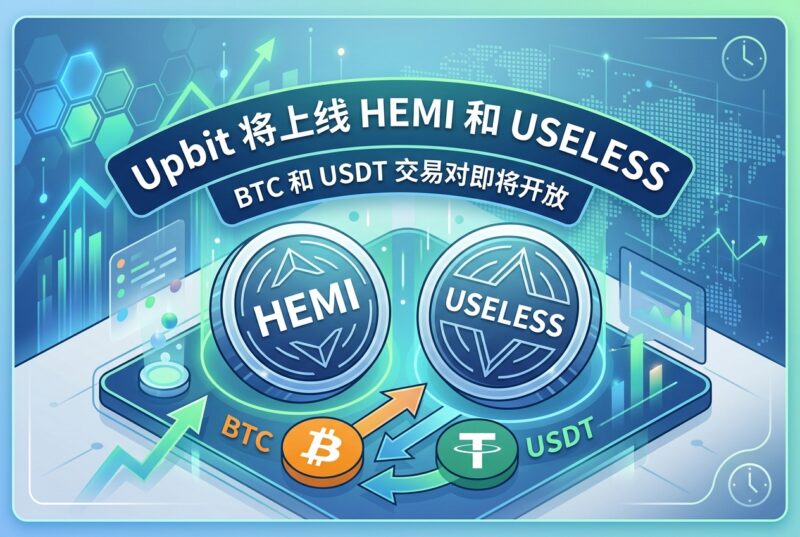 Upbit将上线HEMI和USELESS-指挥使社区 - 真实线索、热点议题与深度观察
