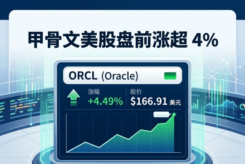 甲骨文美股盘前涨超 4%-指挥使社区 - 真实线索、热点议题与深度观察