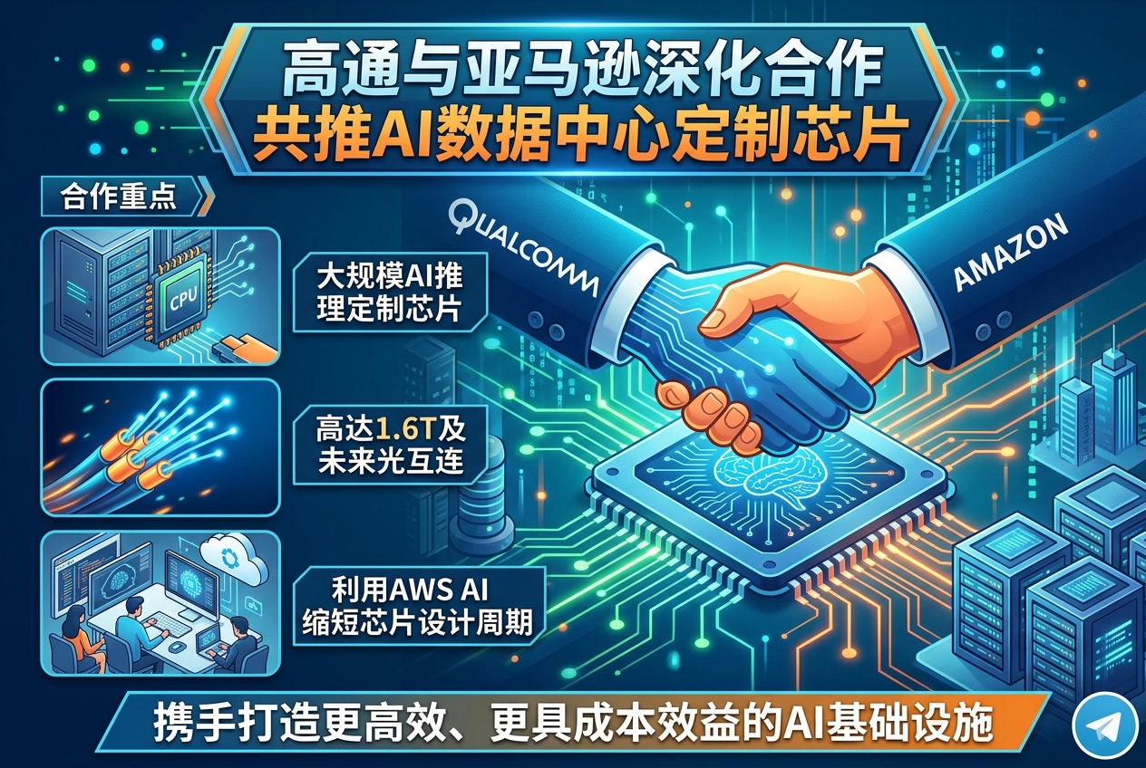 高通与亚马逊达成多代合作,共推 AI 数据中心定制芯片