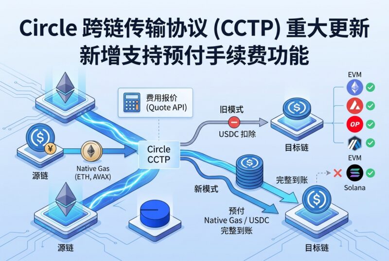 Circle 新增支持预付 CCTP 手续费,覆盖全部兼容 EVM 链-指挥使社区 - 真实线索、热点议题与深度观察