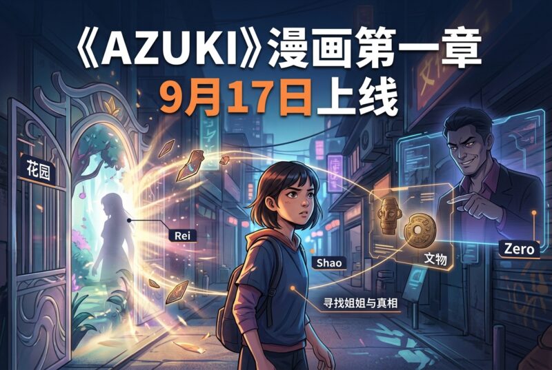 《AZUKI》漫画第一章将于 9 月 17 日上线-指挥使社区 - 真实线索、热点议题与深度观察