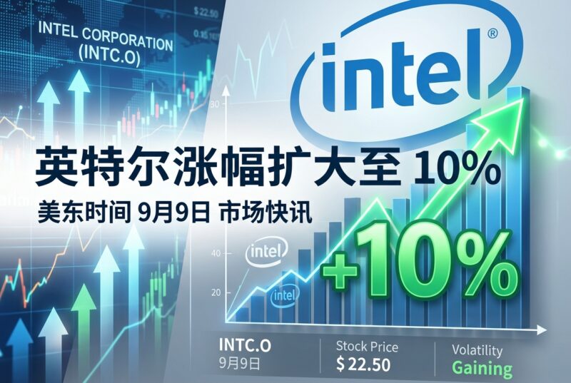 英特尔涨幅扩大至 10%-指挥使社区 - 真实线索、热点议题与深度观察
