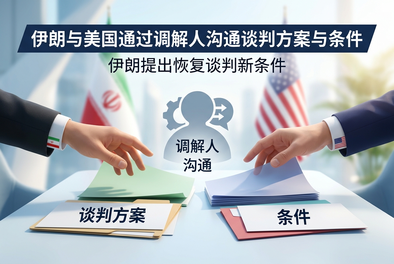 伊朗与美国正通过调解人沟通谈判方案与条件