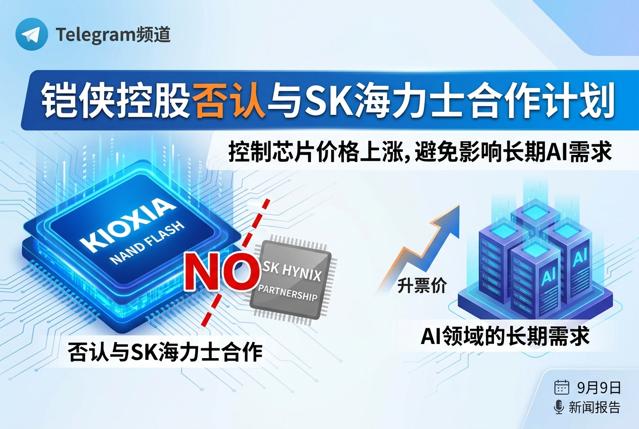 铠侠否认与 SK 海力士合作计划