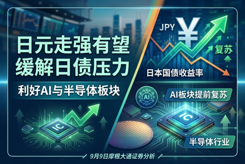 摩根大通：日元走强或缓解日债压力，AI与半导体板块有望提前复苏-指挥使社区 - 真实线索、热点议题与深度观察