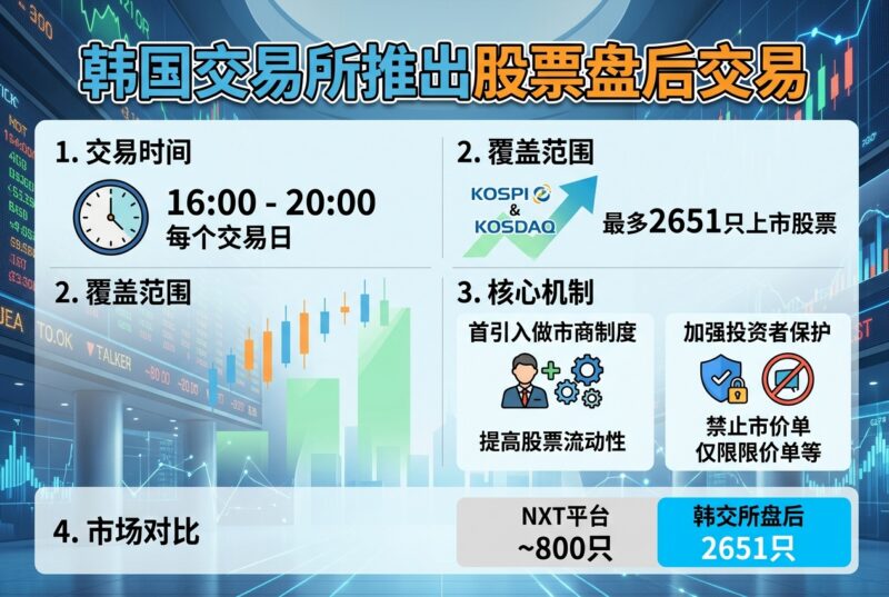 韩国交易所将于 9 月 14 日推出股票盘后交易-指挥使社区 - 真实线索、热点议题与深度观察