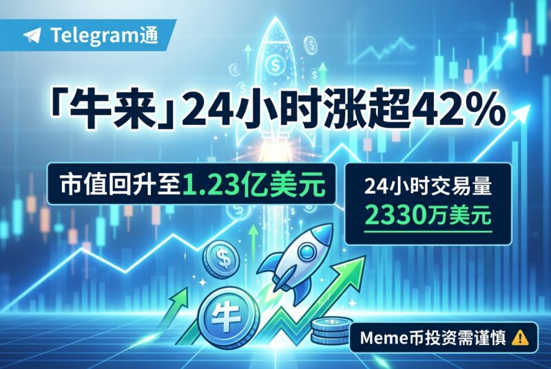 「牛来」24 小时涨超 42%,市值回升至 1.23 亿美元-指挥使社区 - 真实线索、热点议题与深度观察