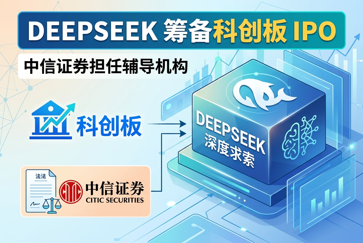 市场消息：DeepSeek 委托中信证券筹备科创板 IPO