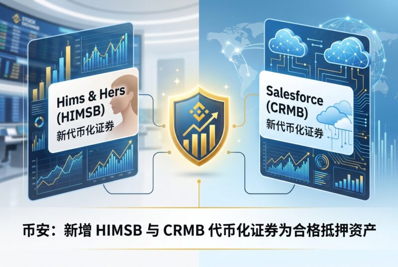 Binance 将新增 HIMSB 与 CRMB 两种 bStocks 代币化证券作为抵押资产-指挥使社区 - 真实线索、热点议题与深度观察