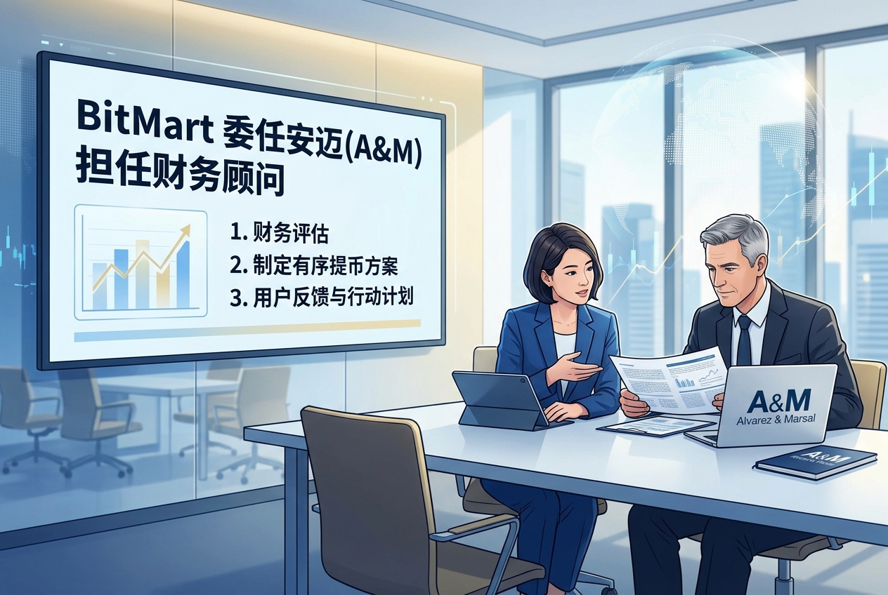BitMart 委任安迈担任财务顾问，将推进财务评估与有序提币方案制定