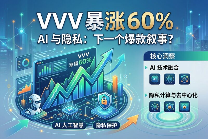 VVV 暴涨 60%,AI 与隐私会成为下一个爆款叙事吗?-指挥使社区 - 真实线索、热点议题与深度观察