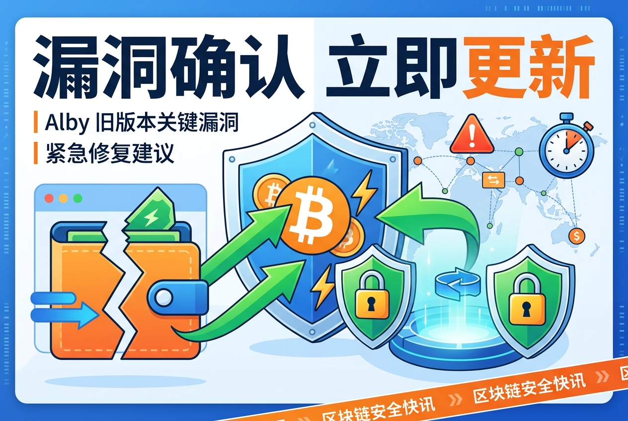 比特币钱包 Alby 确认旧版本存在漏洞,敦促用户立即更新