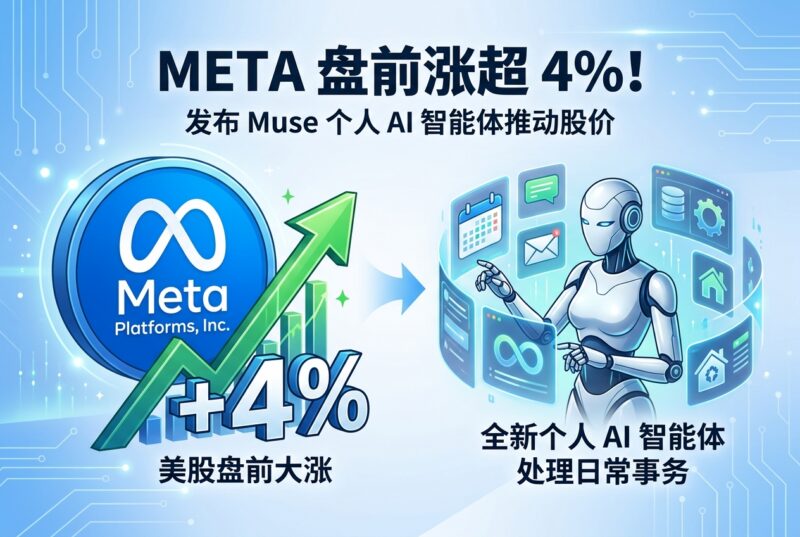 Meta 美股盘前涨超 4%。-指挥使社区 - 真实线索、热点议题与深度观察