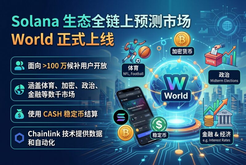 Solana 生态预测市场 World 正式上线-指挥使社区 - 真实线索、热点议题与深度观察