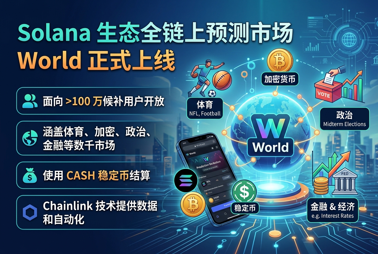 Solana 生态预测市场 World 正式上线