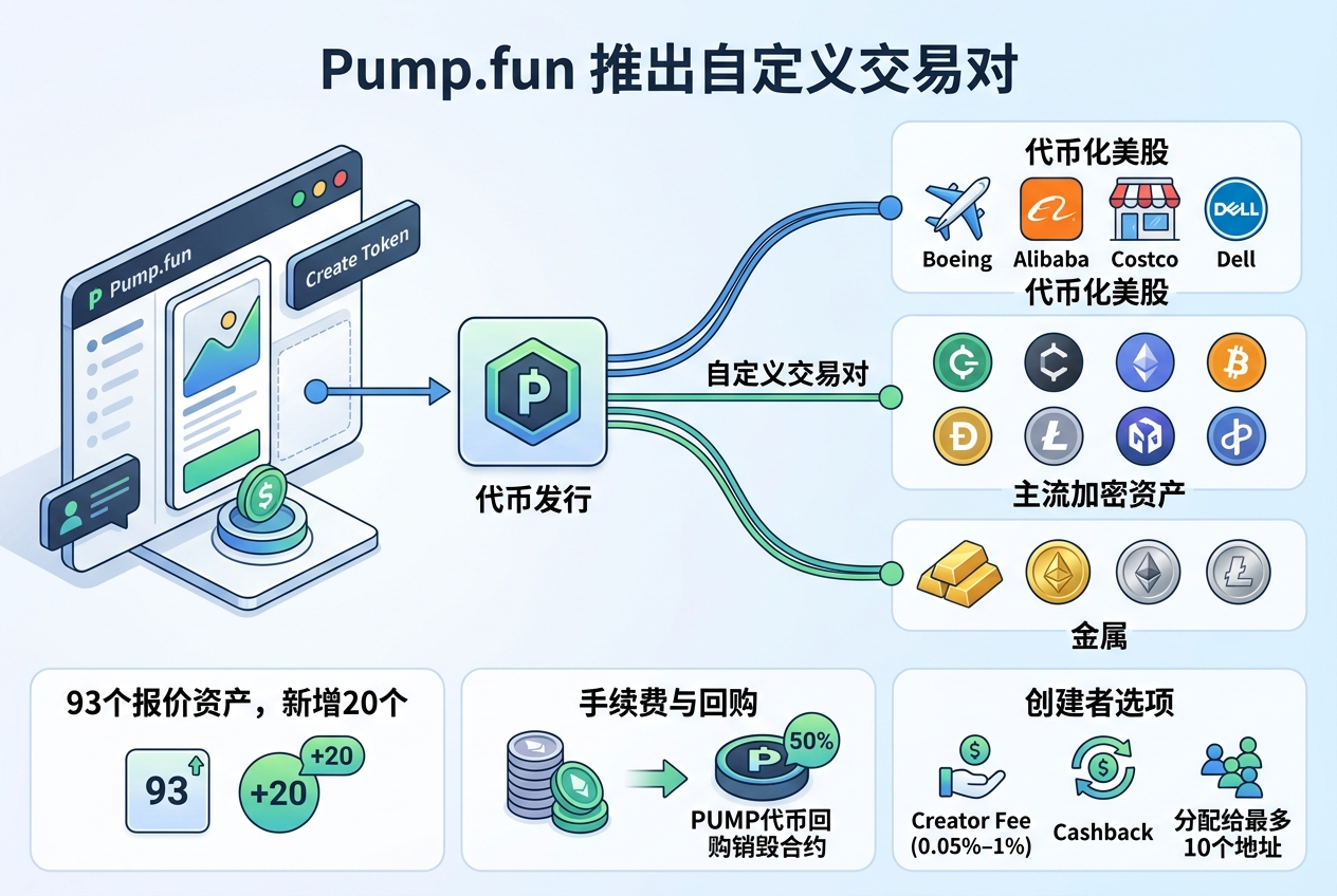 Pump.fun 推出自定义交易对