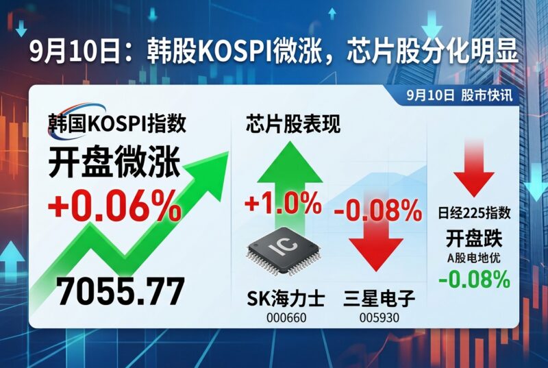 韩股开盘微涨,SK海力士涨1%-指挥使社区 - 真实线索、热点议题与深度观察