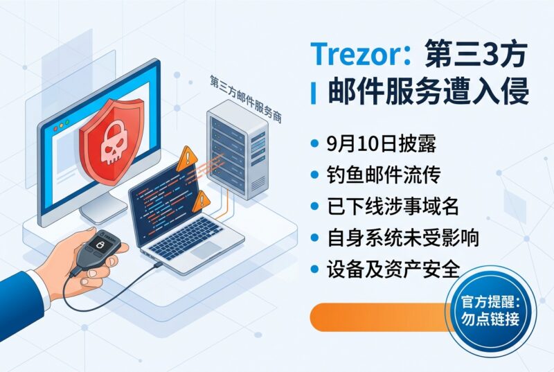 Trezor:第三方电子邮件服务商遭黑客入侵-指挥使社区 - 真实线索、热点议题与深度观察