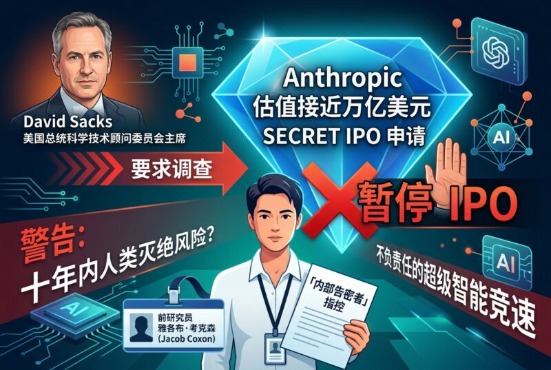 David Sacks:Anthropic IPO 必须暂停,直至「内部告密者」指控得到调查-指挥使社区 - 真实线索、热点议题与深度观察