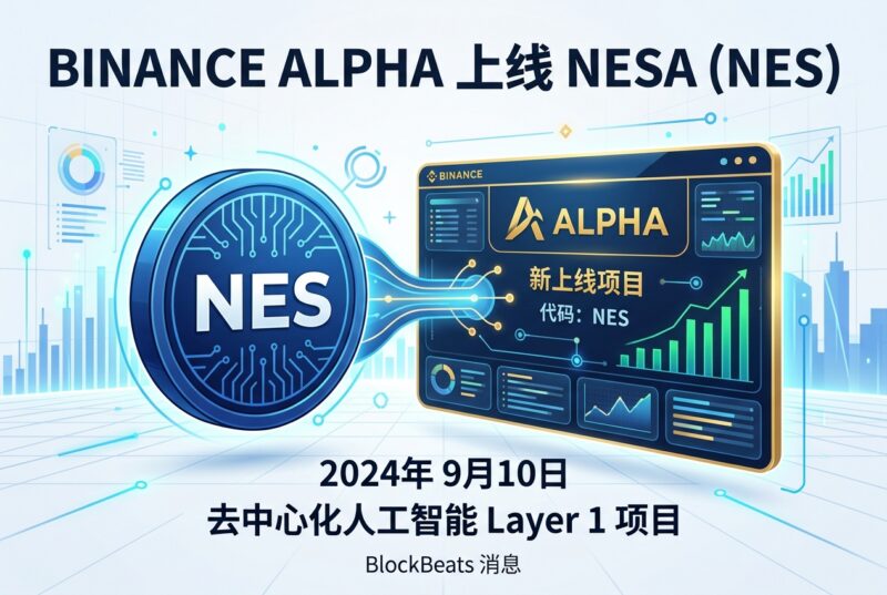 Binance Alpha 上线 Nesa（NES）-指挥使社区 - 真实线索、热点议题与深度观察