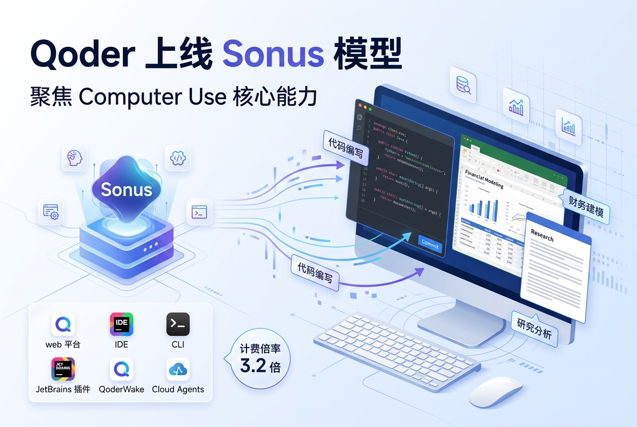 Qoder 上线 Sonus,专攻 Computer Use