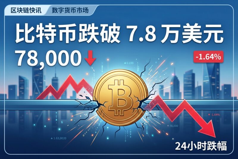 比特币跌破 7.8 万美元-指挥使社区 - 真实线索、热点议题与深度观察