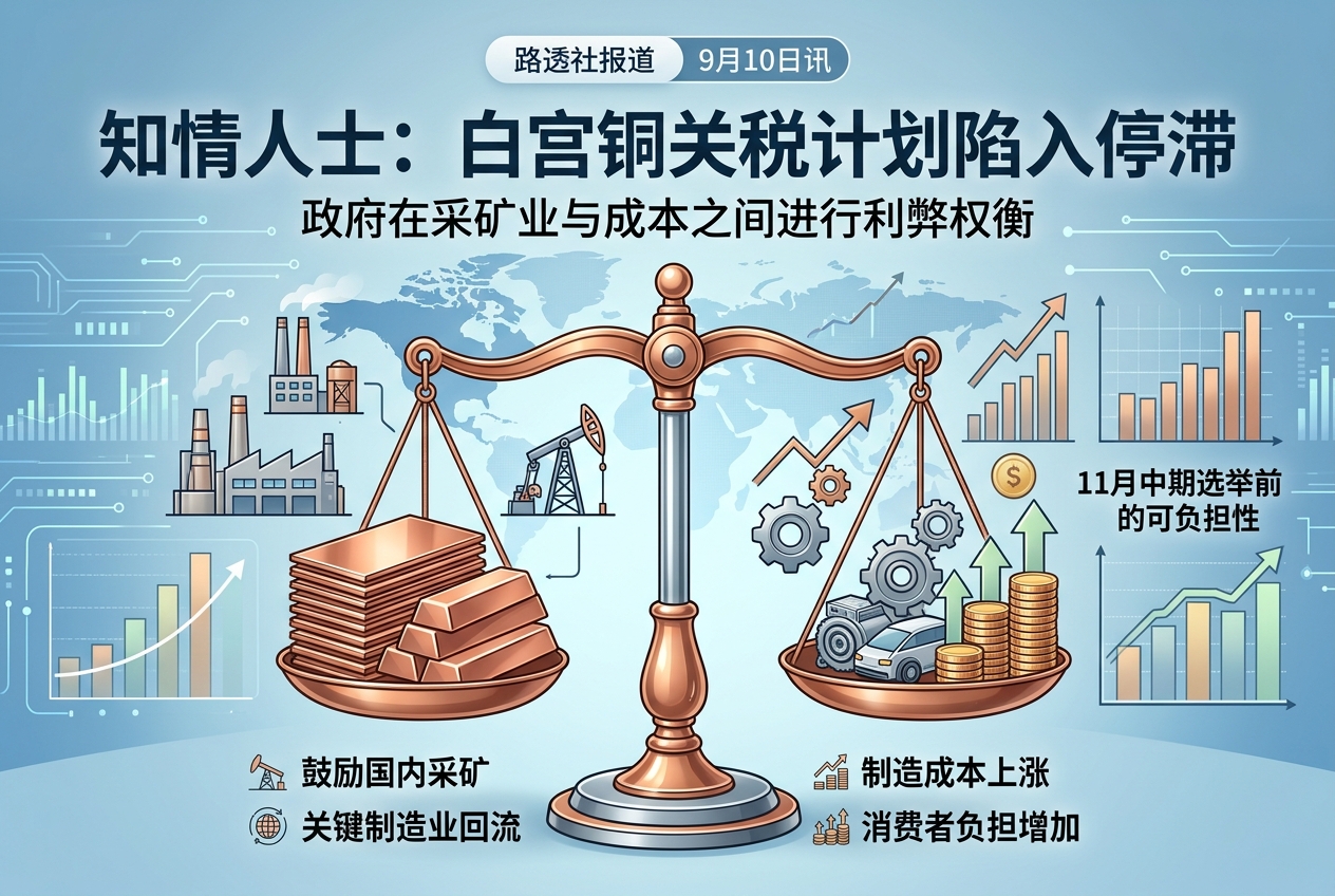 知情人士:白宫的铜关税计划陷入停滞