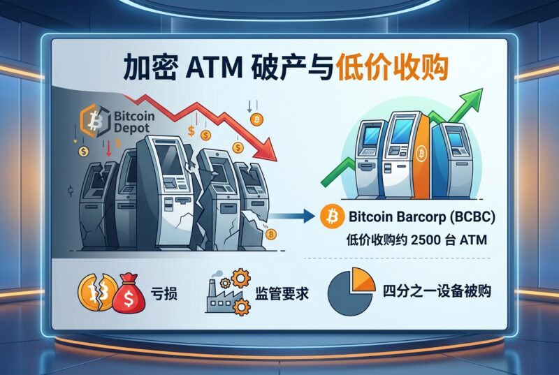 破产加密 ATM 运营商 Bitcoin Depot 约四分之一设备被低价收购-指挥使社区 - 真实线索、热点议题与深度观察