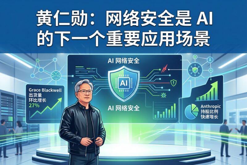 黄仁勋:网络安全是 AI 的下一个重要应用场景-指挥使社区 - 真实线索、热点议题与深度观察