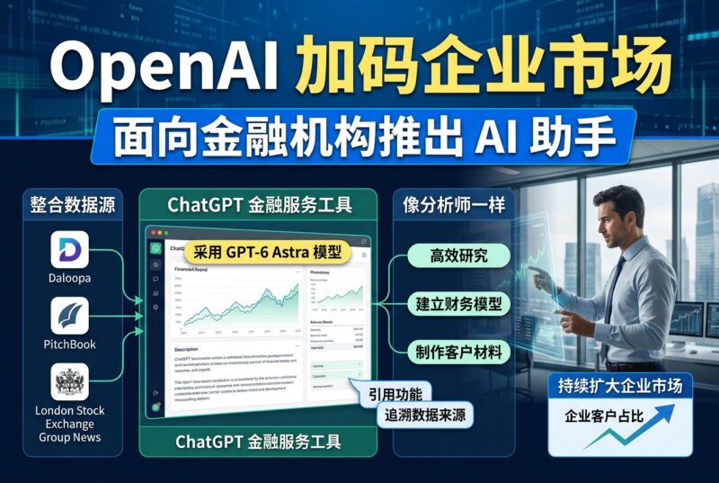 OpenAI 加码企业市场，推出面向金融机构的 AI 助手-指挥使社区 - 真实线索、热点议题与深度观察