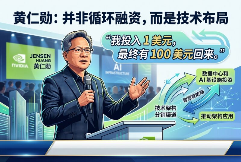 黄仁勋否认 AI 基础设施投资构成循环融资-指挥使社区 - 真实线索、热点议题与深度观察