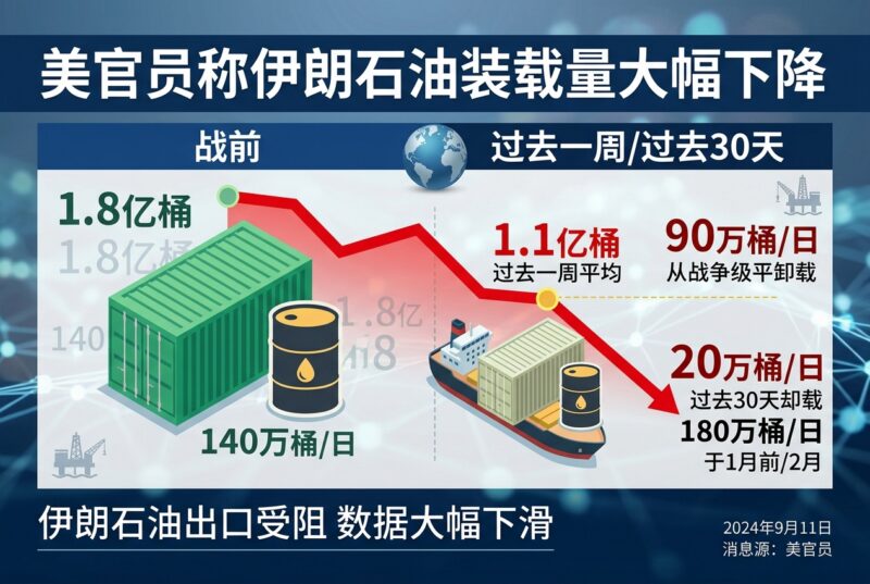 美官员称伊朗石油装载量大幅下降-指挥使社区 - 真实线索、热点议题与深度观察