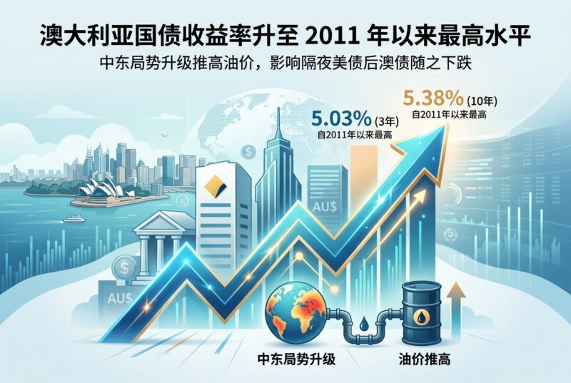 澳大利亚国债收益率升至 2011 年以来最高水平-指挥使社区 - 真实线索、热点议题与深度观察