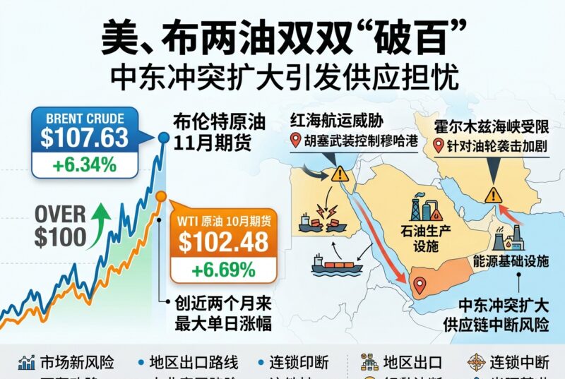 美、布两油双双“破百”,中东冲突扩大引发供应担忧-指挥使社区 - 真实线索、热点议题与深度观察