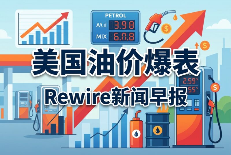 美国油价爆表｜Rewire新闻早报-指挥使社区 - 真实线索、热点议题与深度观察