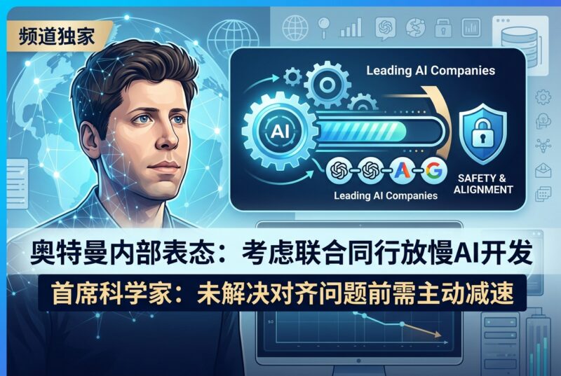 奥特曼内部表态:OpenAI考虑联合同行放慢AI开发-指挥使社区 - 真实线索、热点议题与深度观察