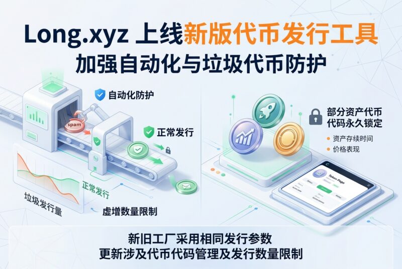 Long.xyz 上线新版代币发行工具,加强自动化与垃圾代币发行防护-指挥使社区 - 真实线索、热点议题与深度观察