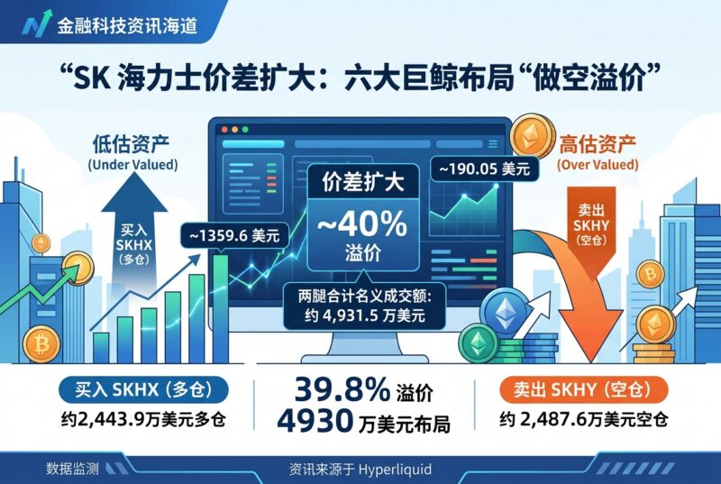 SK 海力士约 40%价差吸引资金回归,六大巨鲸以 4930 万美元布局做空溢价-指挥使社区 - 真实线索、热点议题与深度观察