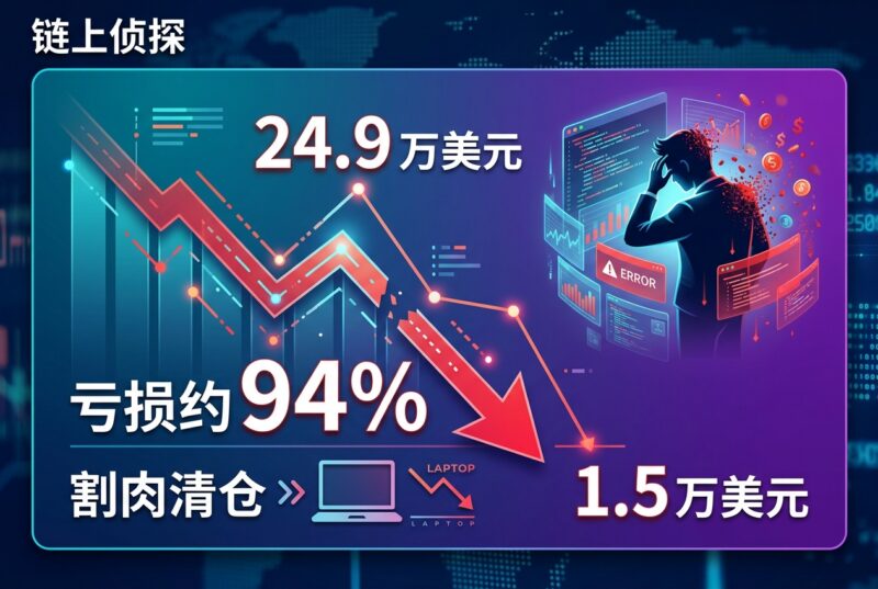 链上侦探|某交易员割肉清仓 LAPTOP,投入 24.9 万美元仅剩 1.5 万美元-指挥使社区 - 真实线索、热点议题与深度观察