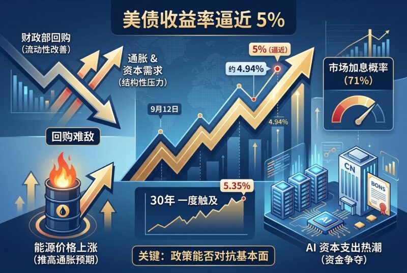 美债收益率逼近 5%，回购难敌通胀与资本需求-指挥使社区 - 真实线索、热点议题与深度观察