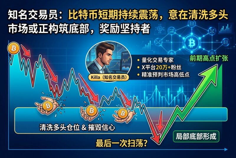 知名交易员:比特币短期持续震荡,意在清洗多头并摧毁持仓者信心-指挥使社区 - 真实线索、热点议题与深度观察