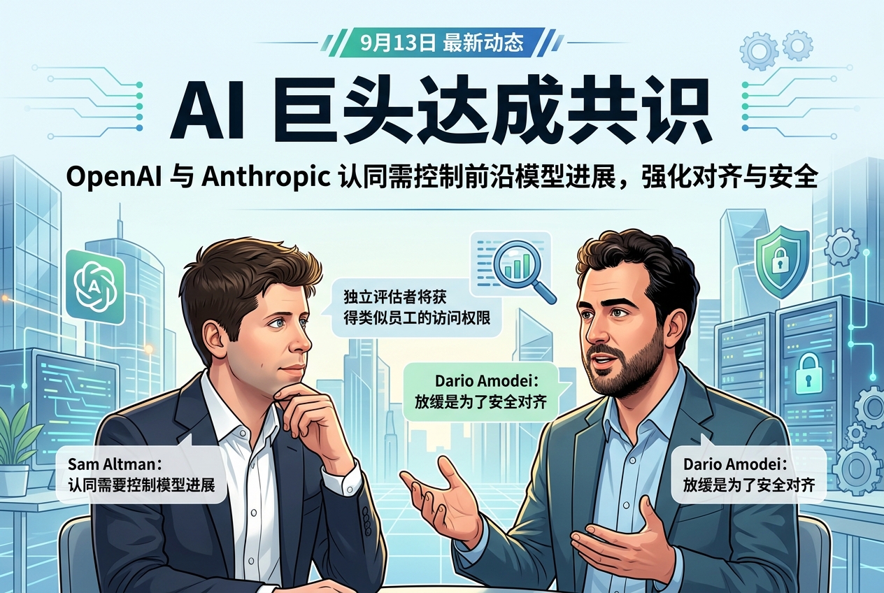 OpenAI 创始人：认同 Anthropic CEO 关于放缓 AI 前沿模型进展的观点