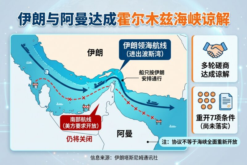 知情人士：伊朗与阿曼达成谅解，但霍尔木兹海峡不会重新开放-指挥使社区 - 真实线索、热点议题与深度观察