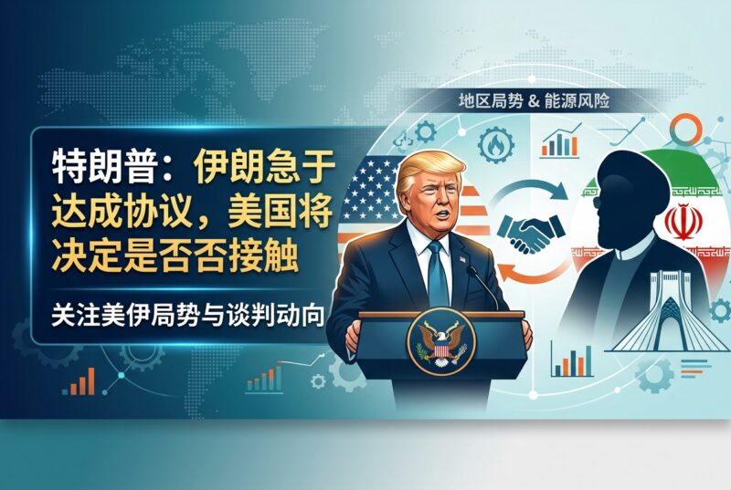 特朗普:伊朗急于达成协议,美国将决定是否与其接触-指挥使社区 - 真实线索、热点议题与深度观察