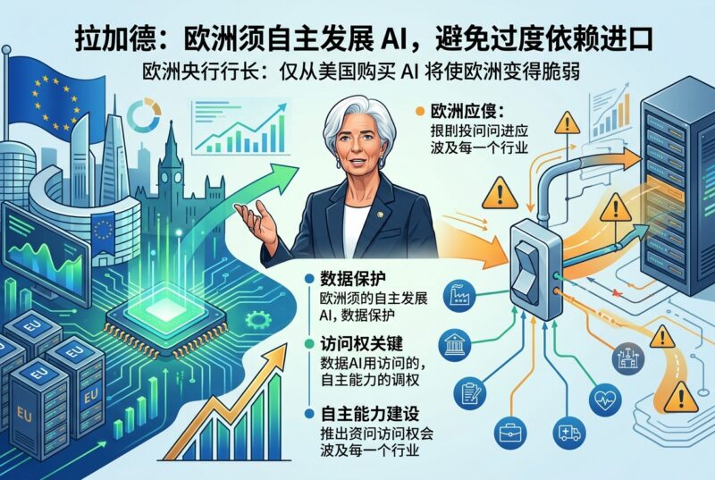 欧洲央行行长:欧洲不能仅从美国进口 AI 技术-指挥使社区 - 真实线索、热点议题与深度观察