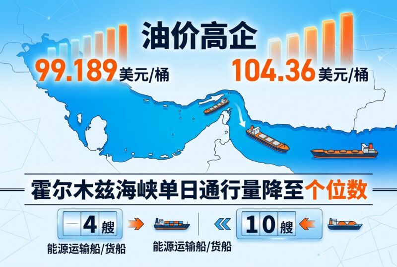 油价高企,霍尔木兹海峡单日通行量降至个位数-指挥使社区 - 真实线索、热点议题与深度观察