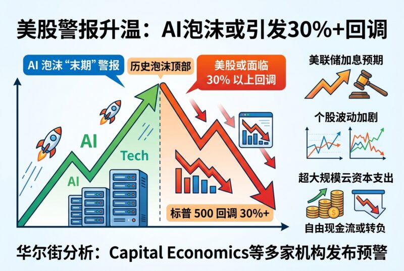 观点:AI 泡沫“末期”警报升温,美股或面临 30% 以上回调-指挥使社区 - 真实线索、热点议题与深度观察