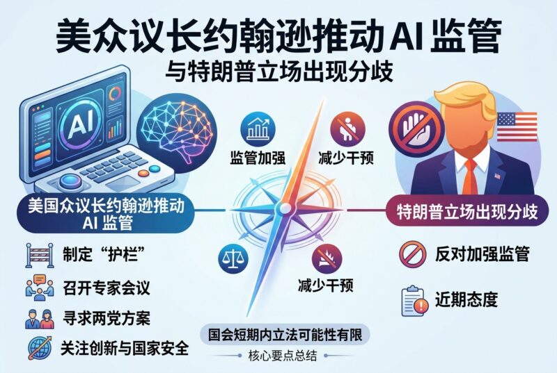 美众议长约翰逊推动 AI 监管,与特朗普立场出现分歧-指挥使社区 - 真实线索、热点议题与深度观察